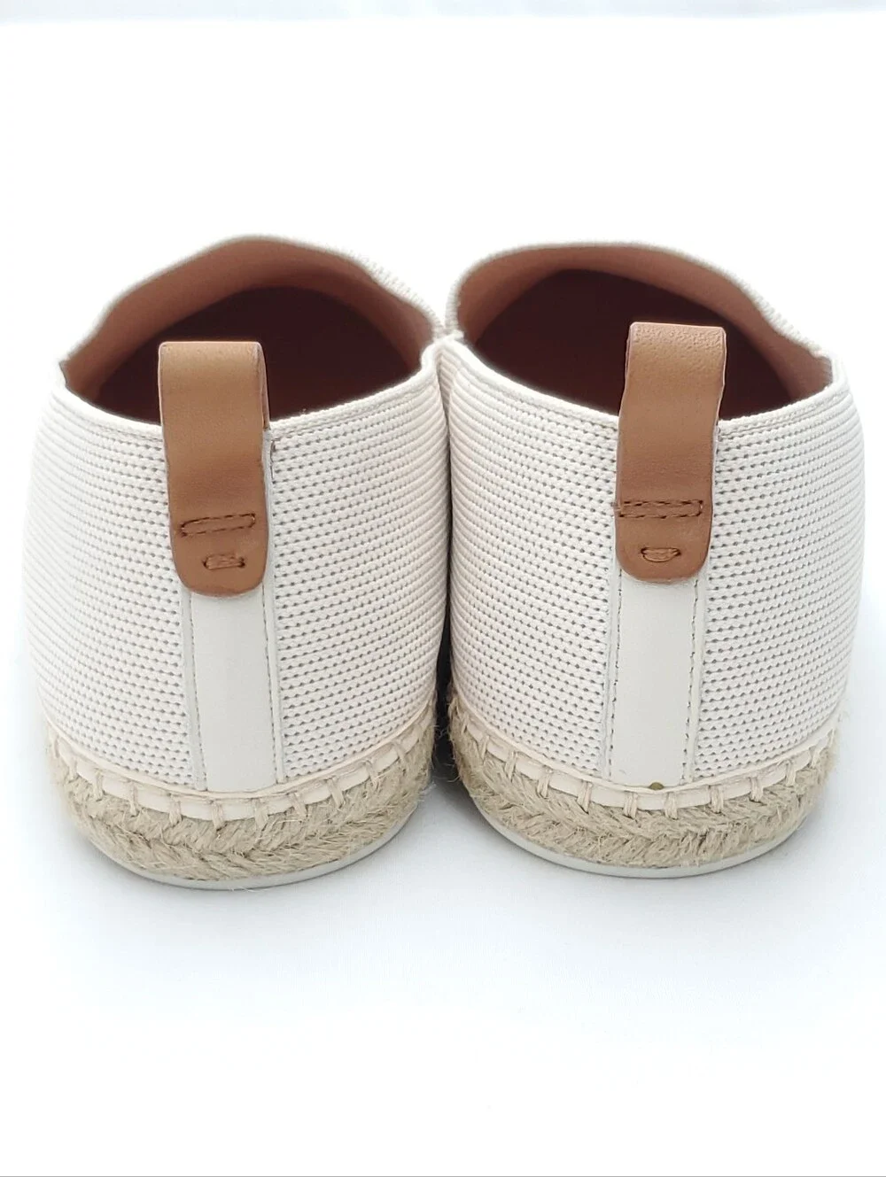 NEW Gentle Souls Womens Lizzy Slip On Espadrille White/Cream Flats Shoes Size 8